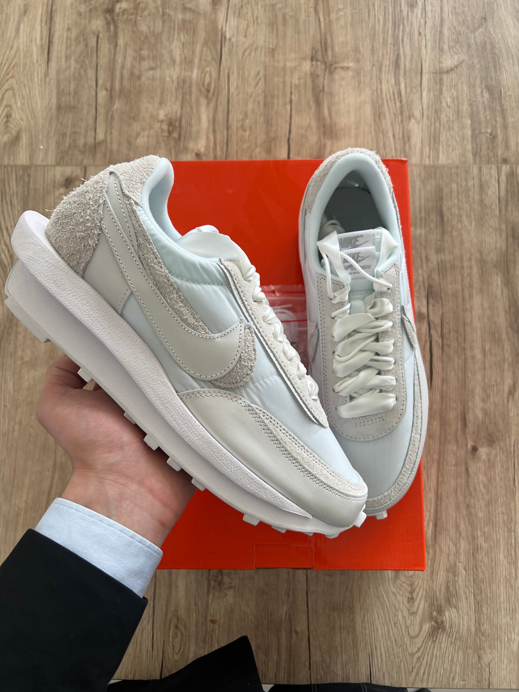 Nike LD Waffle Sacai White Nylon