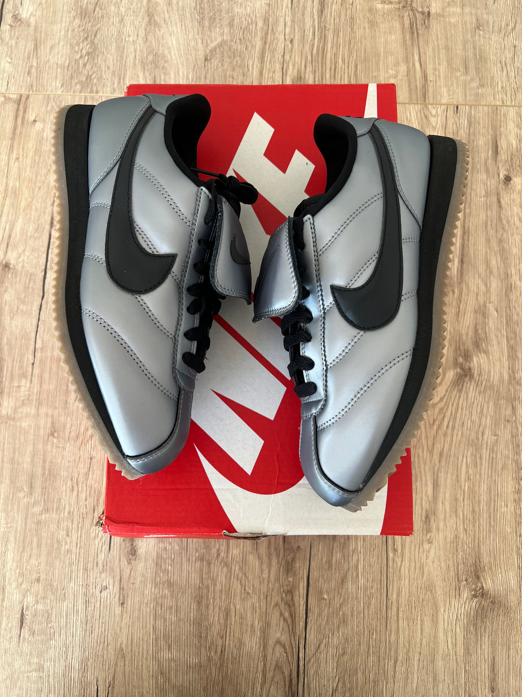Nike Cortez SE Tiempo Pack Metallic Cool Grey