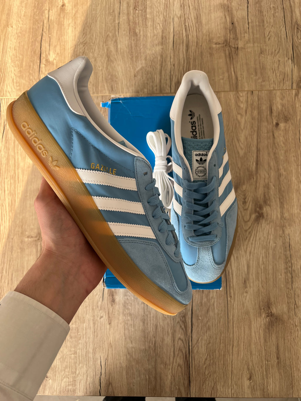 adidas Gazelle Indoor Blue White