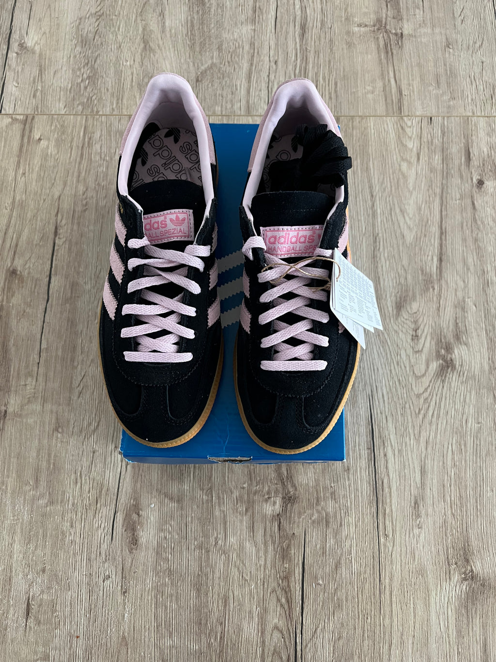 adidas Handball Spezial Core Black Clear Pink Gum
