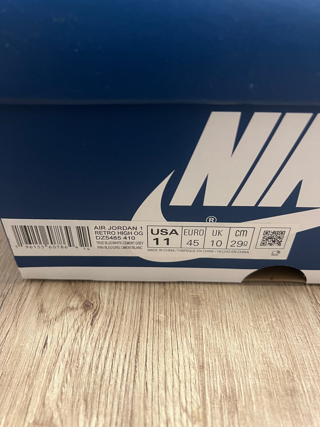 Air Jordan 1 Retro High OG True Blue