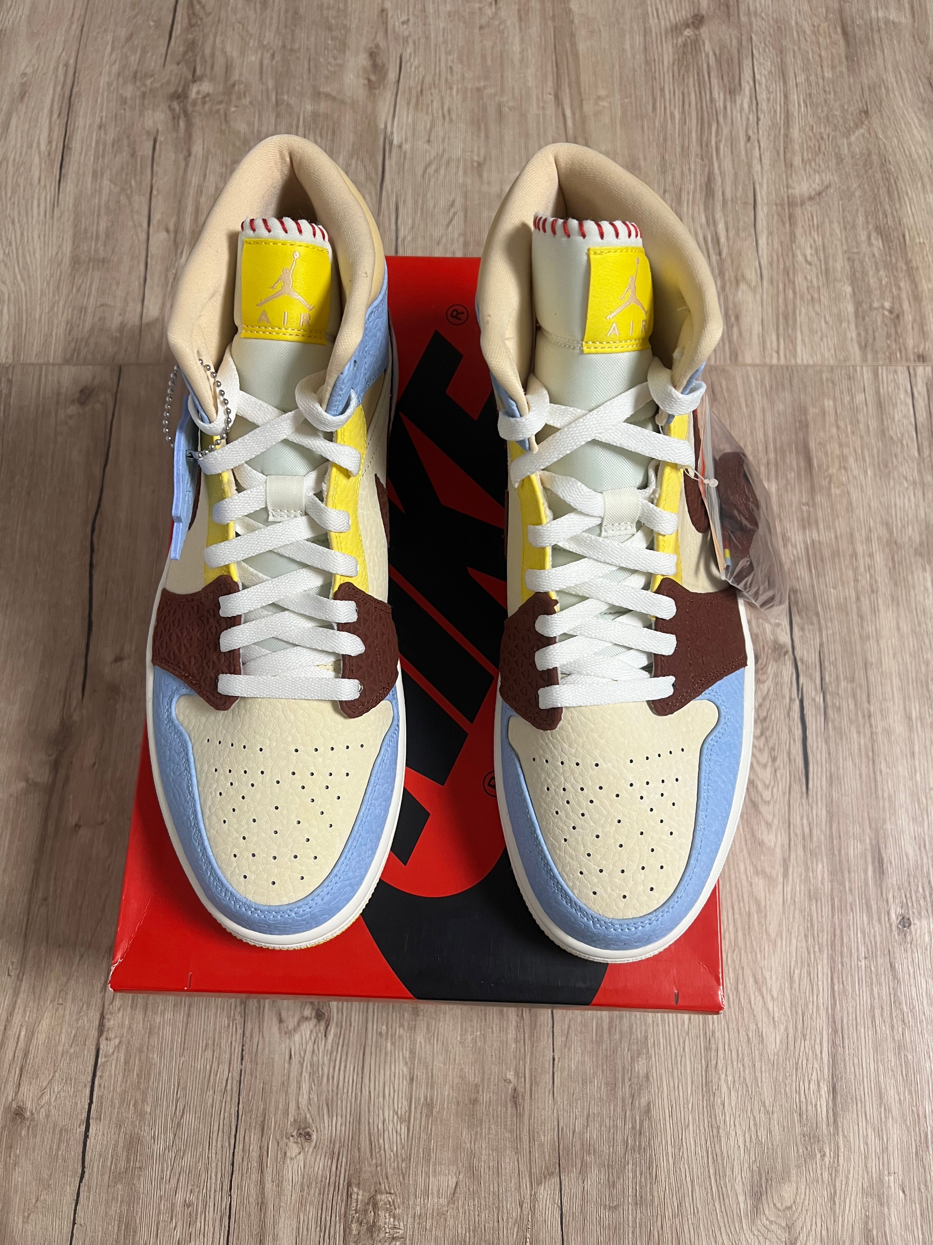 Jordan 1 Mid SE Fearless Maison Chateau Rouge
