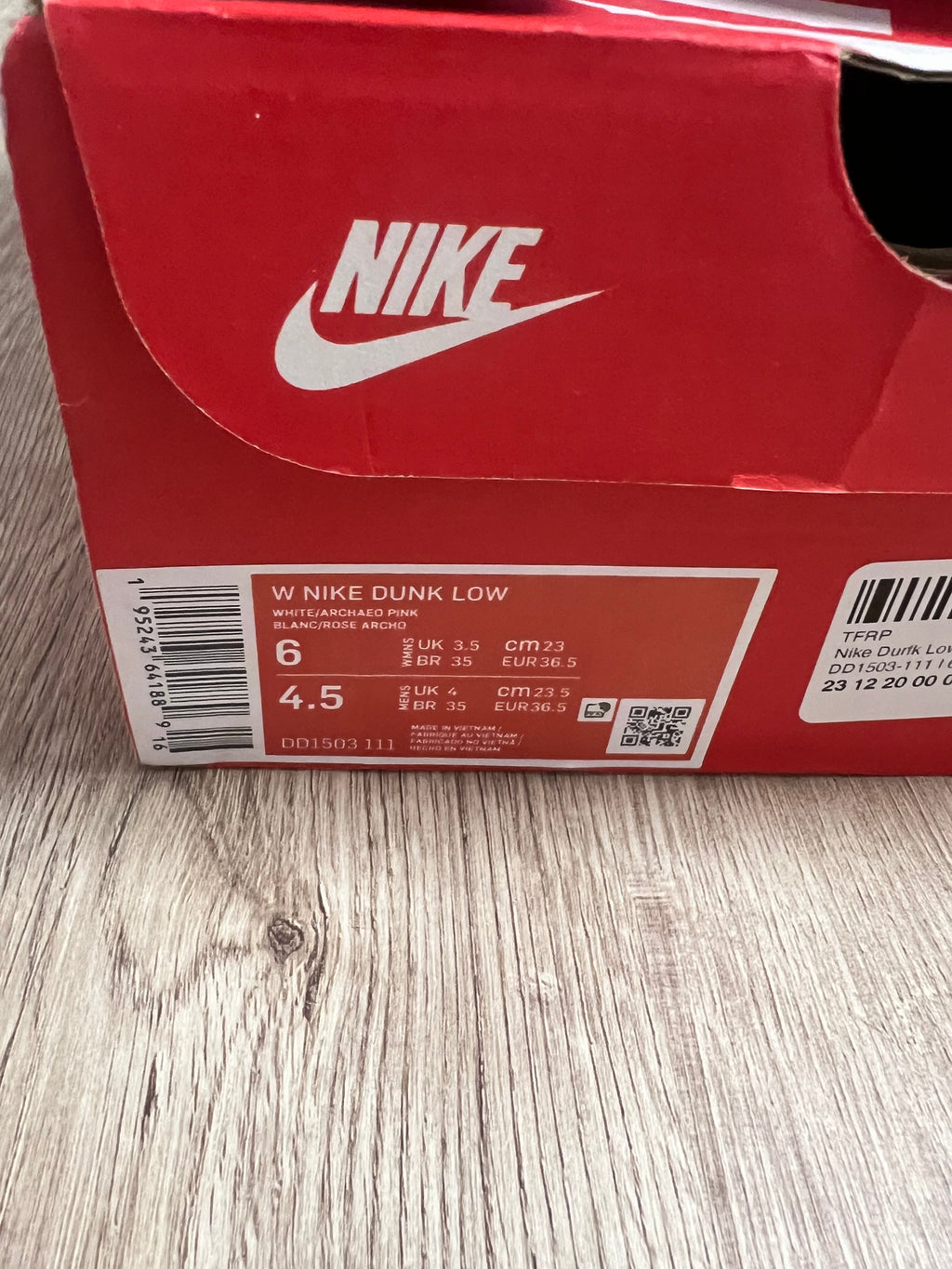 Nike Dunk Low Archeo Pink