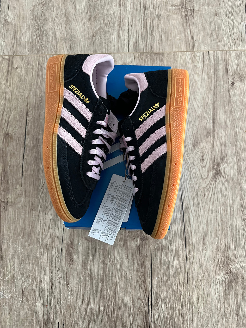adidas Handball Spezial Core Black Clear Pink Gum