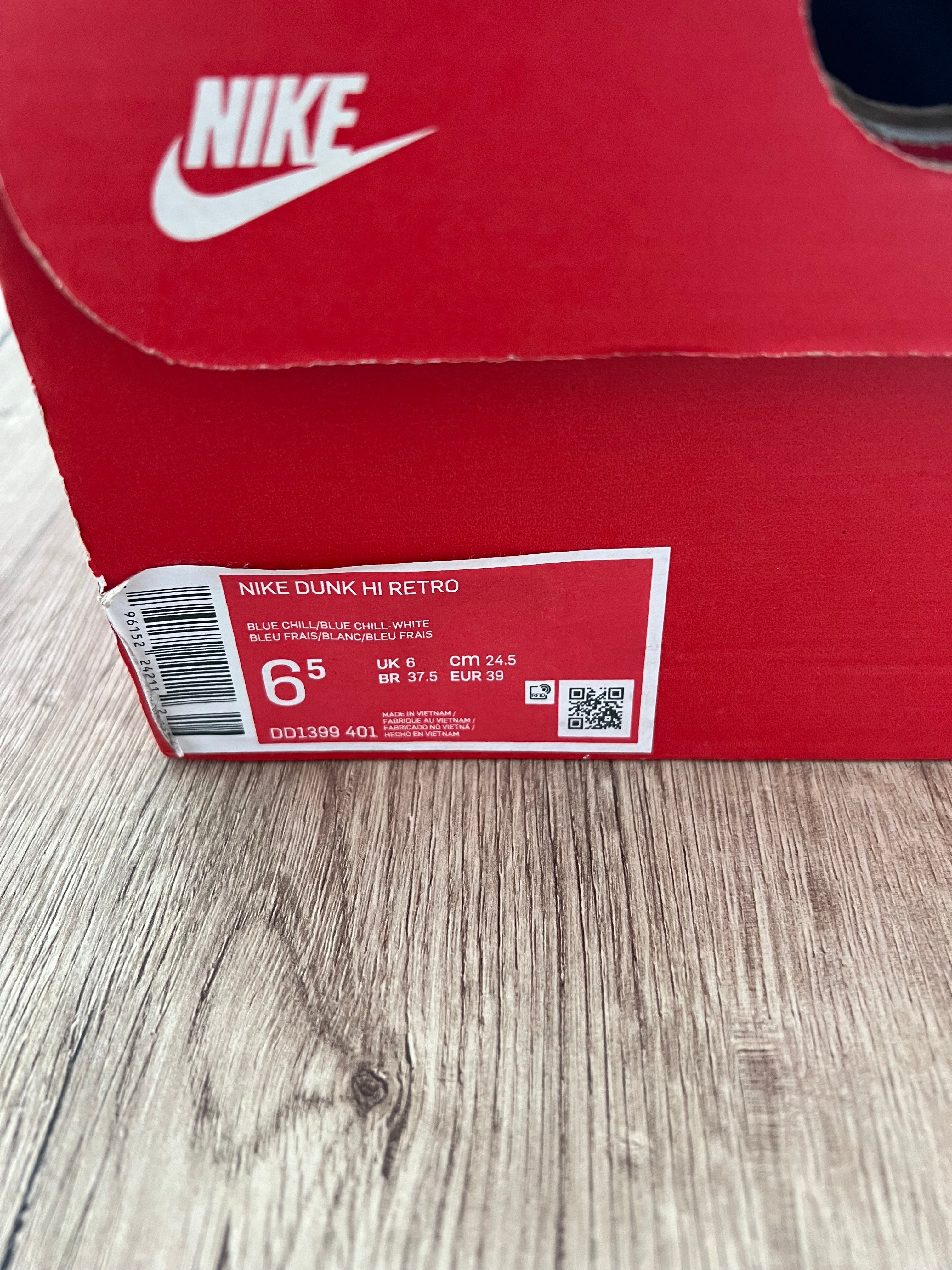 Nike Dunk High Blue Chill
