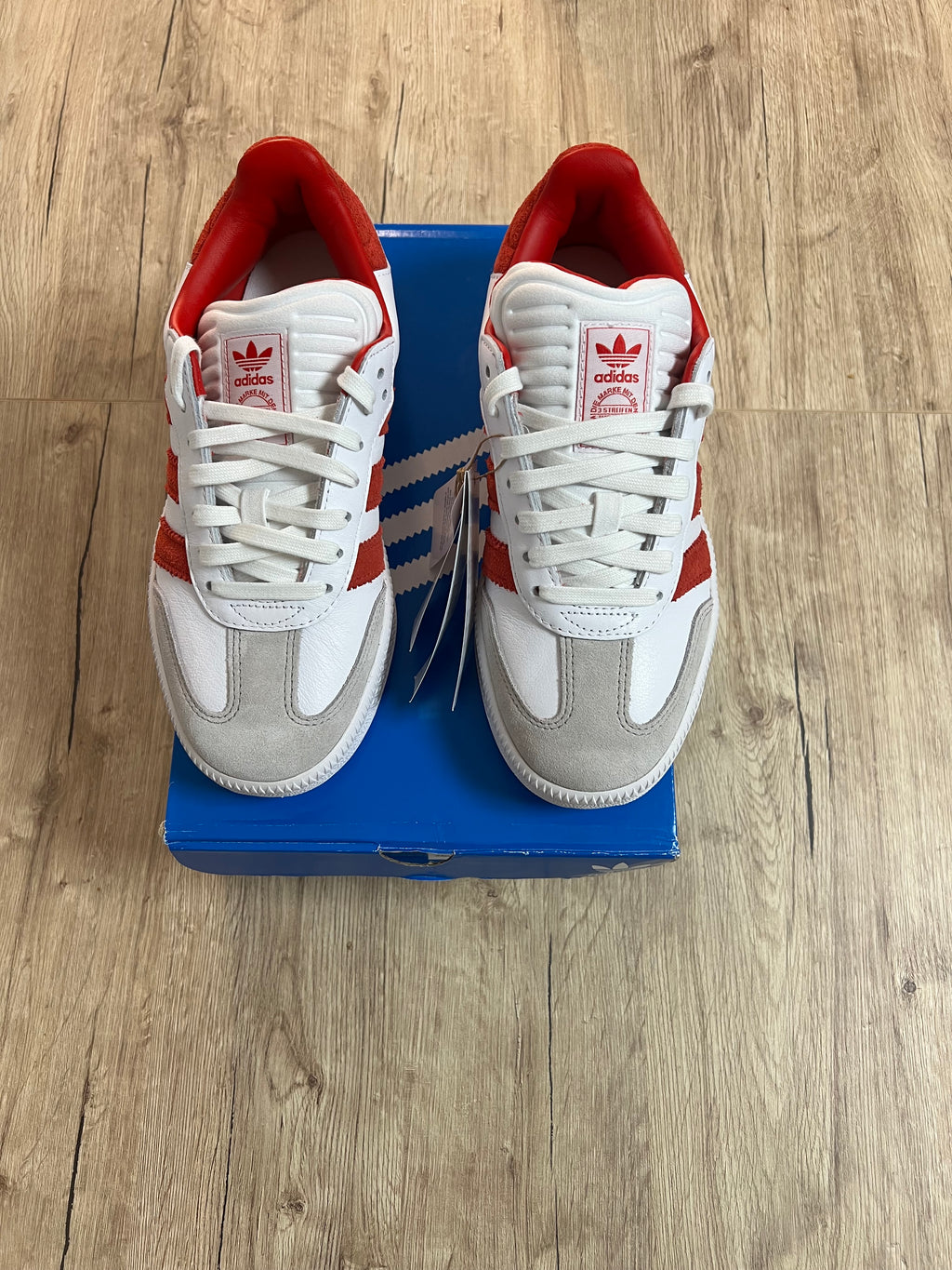 adidas Samba XLG White Better Scarlet