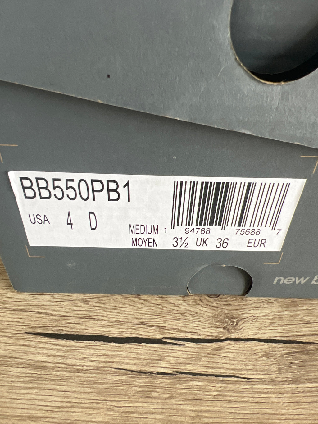 New balance 550 White Grey