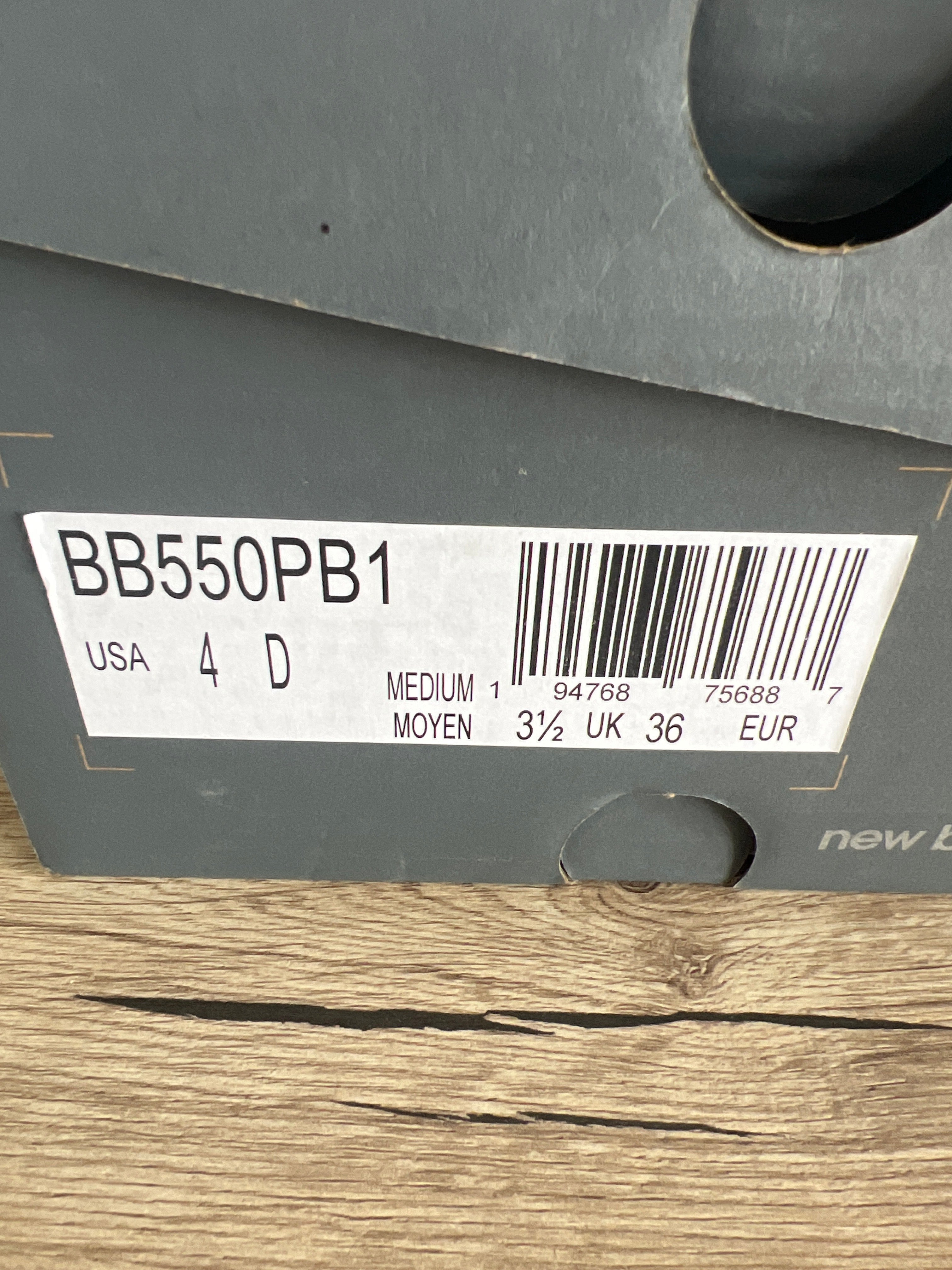 New balance 550 White Grey