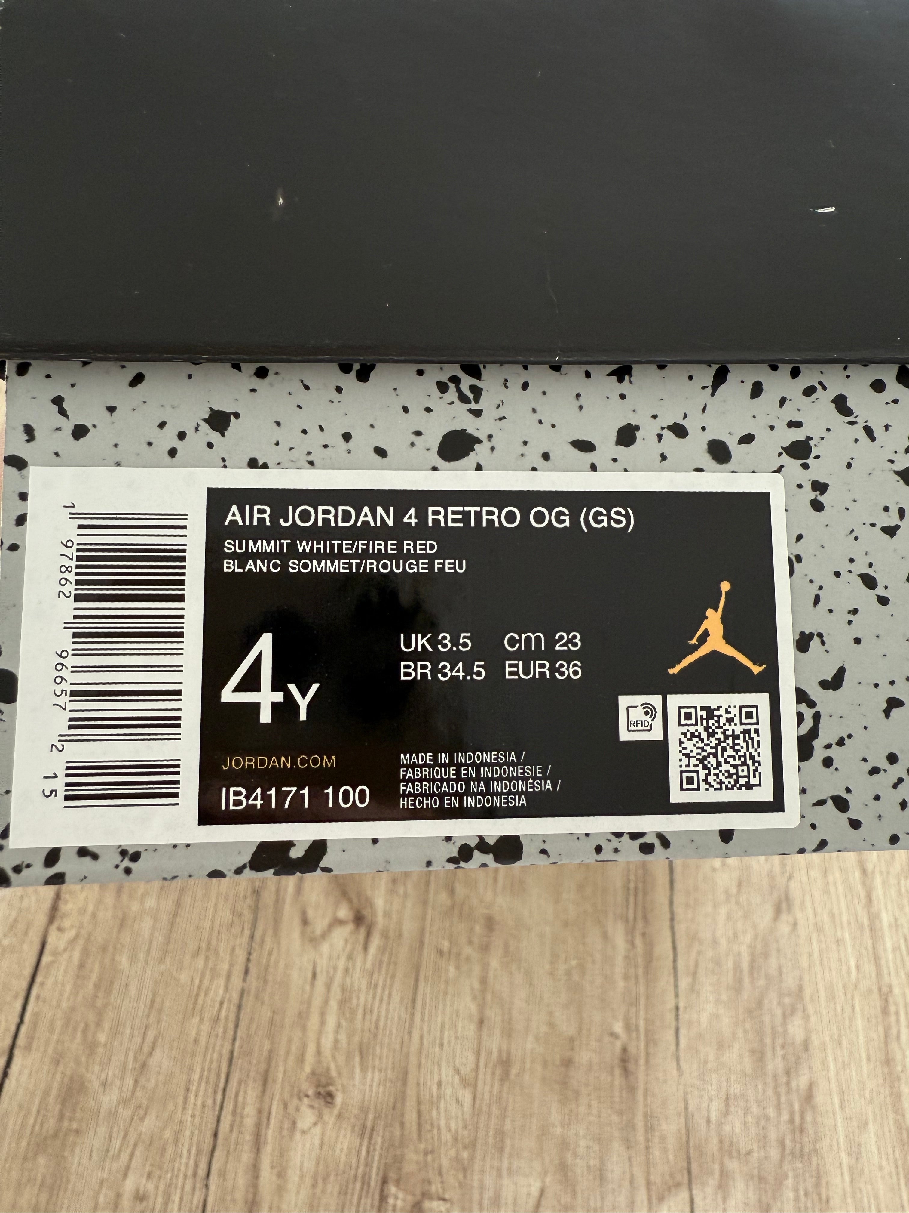 Jordan 4 Retro White Cement
