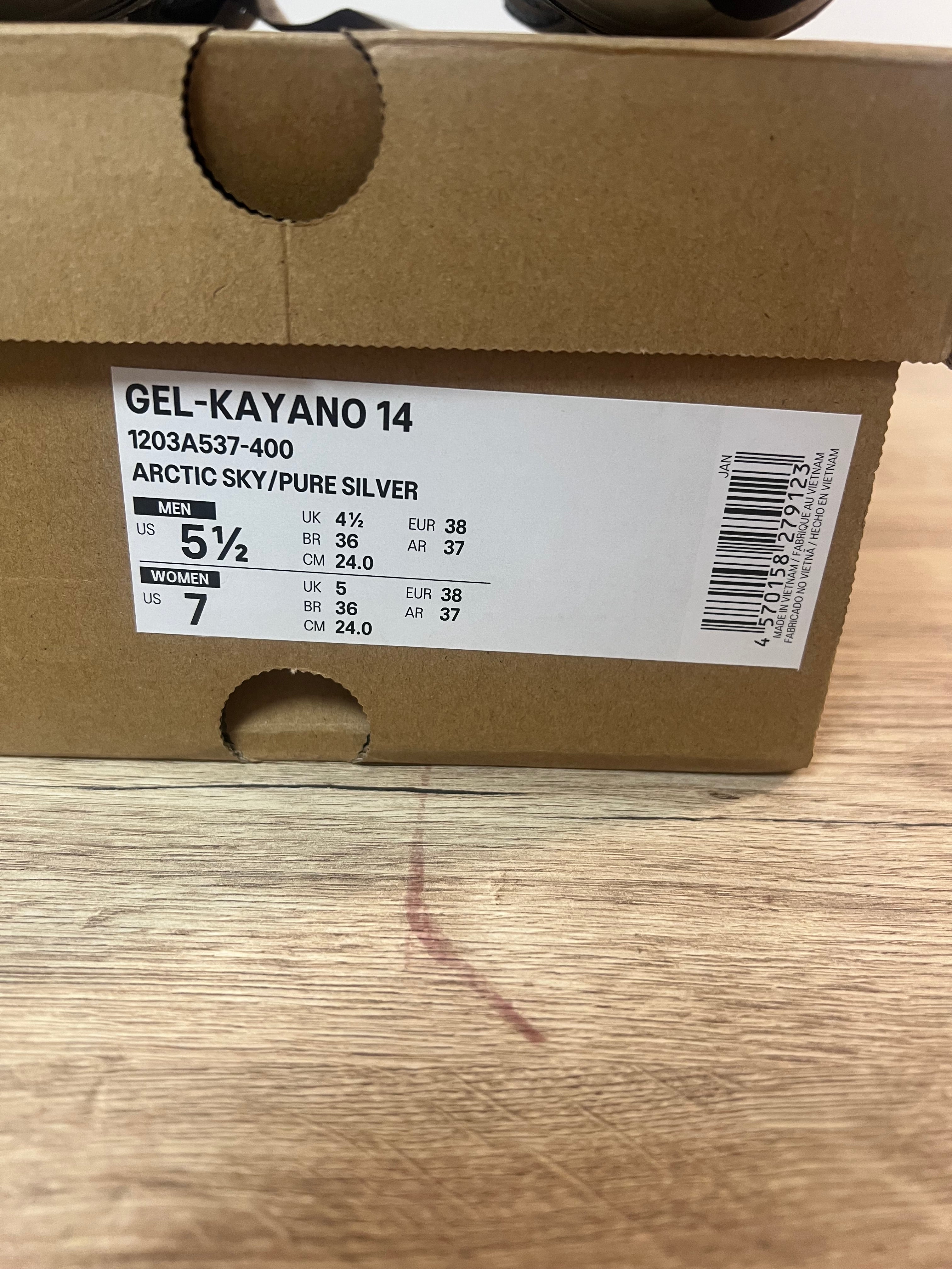 ASICS Gel Kayano 14 Arctic Sky Pure Silver
