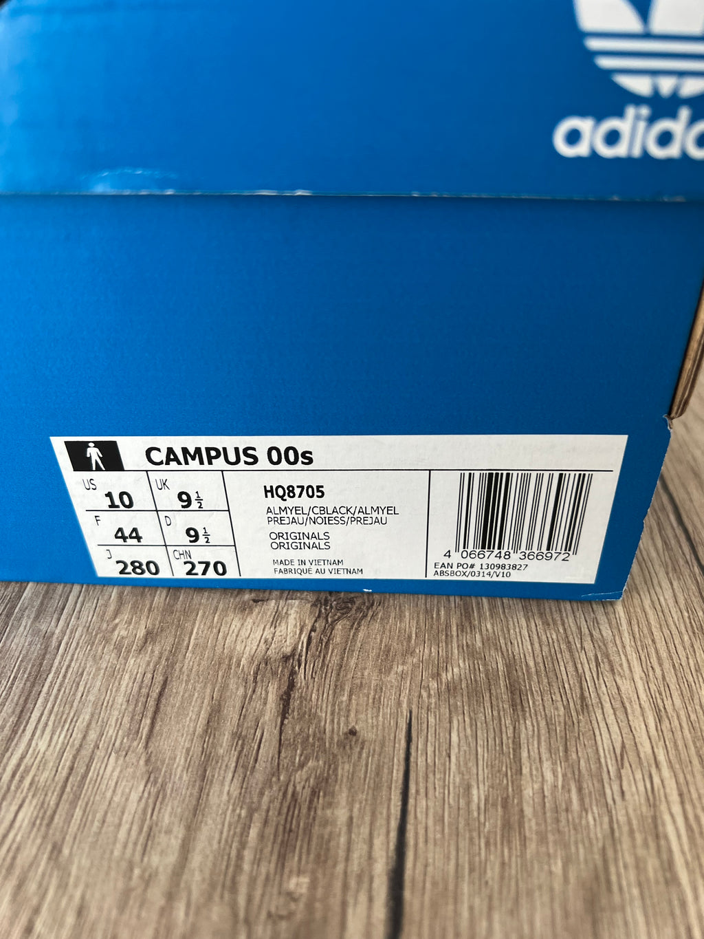 Campus 00s Almost Yellow Core Black