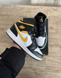 Air Jordan 1 Mid White Pollen Black (GS)
