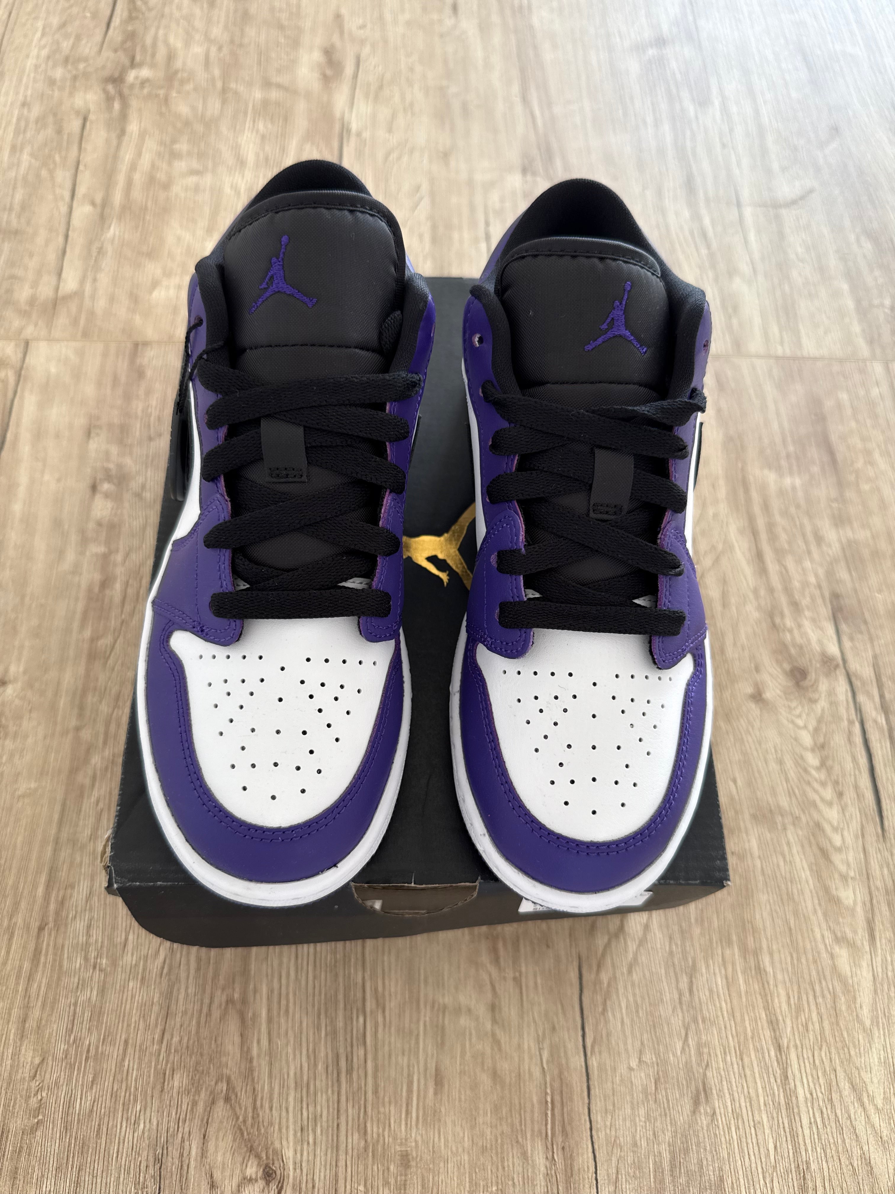 Air Jordan 1 Low Court Purple White