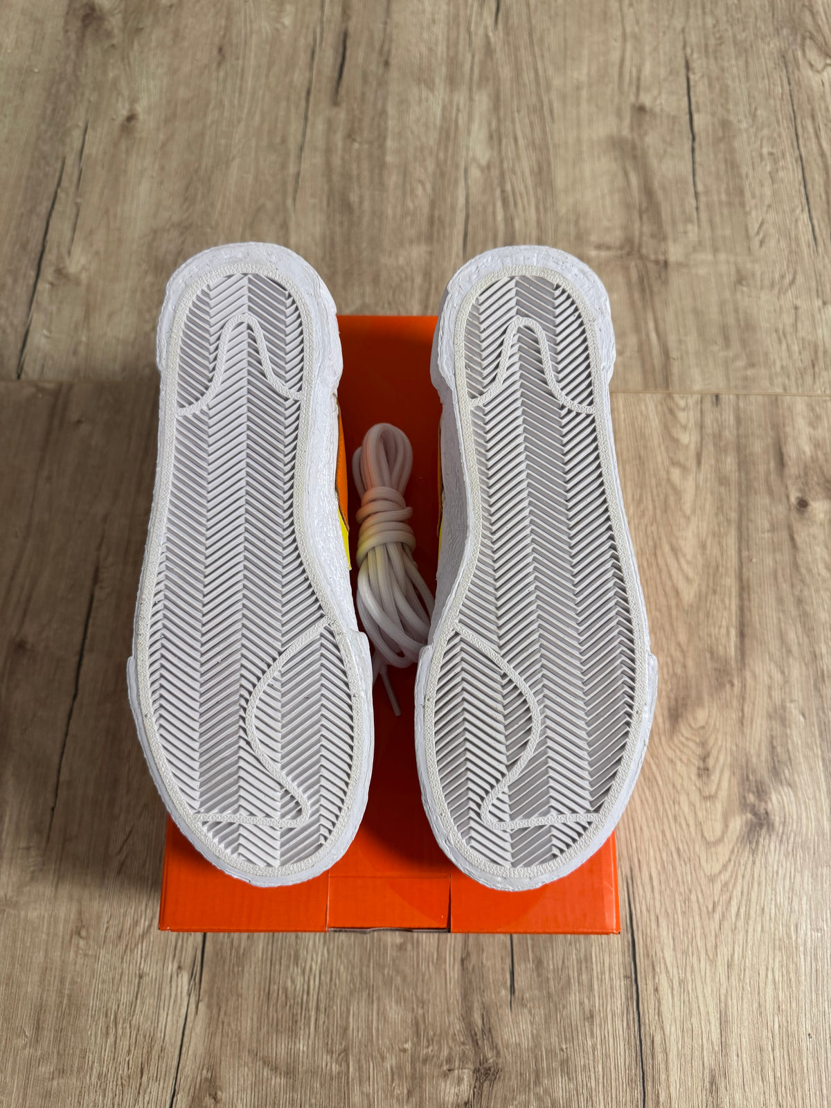 Blazer low Sacai magma orange