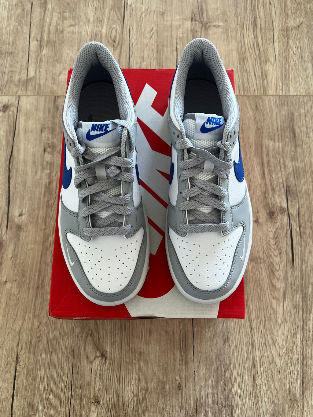 Nike Dunk Low White Grey Royal