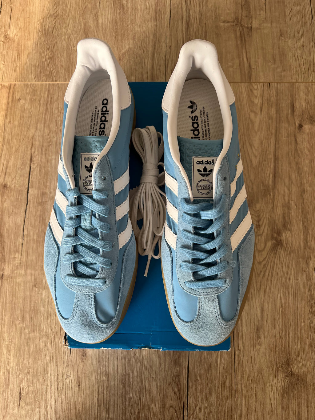 adidas Gazelle Indoor Blue White