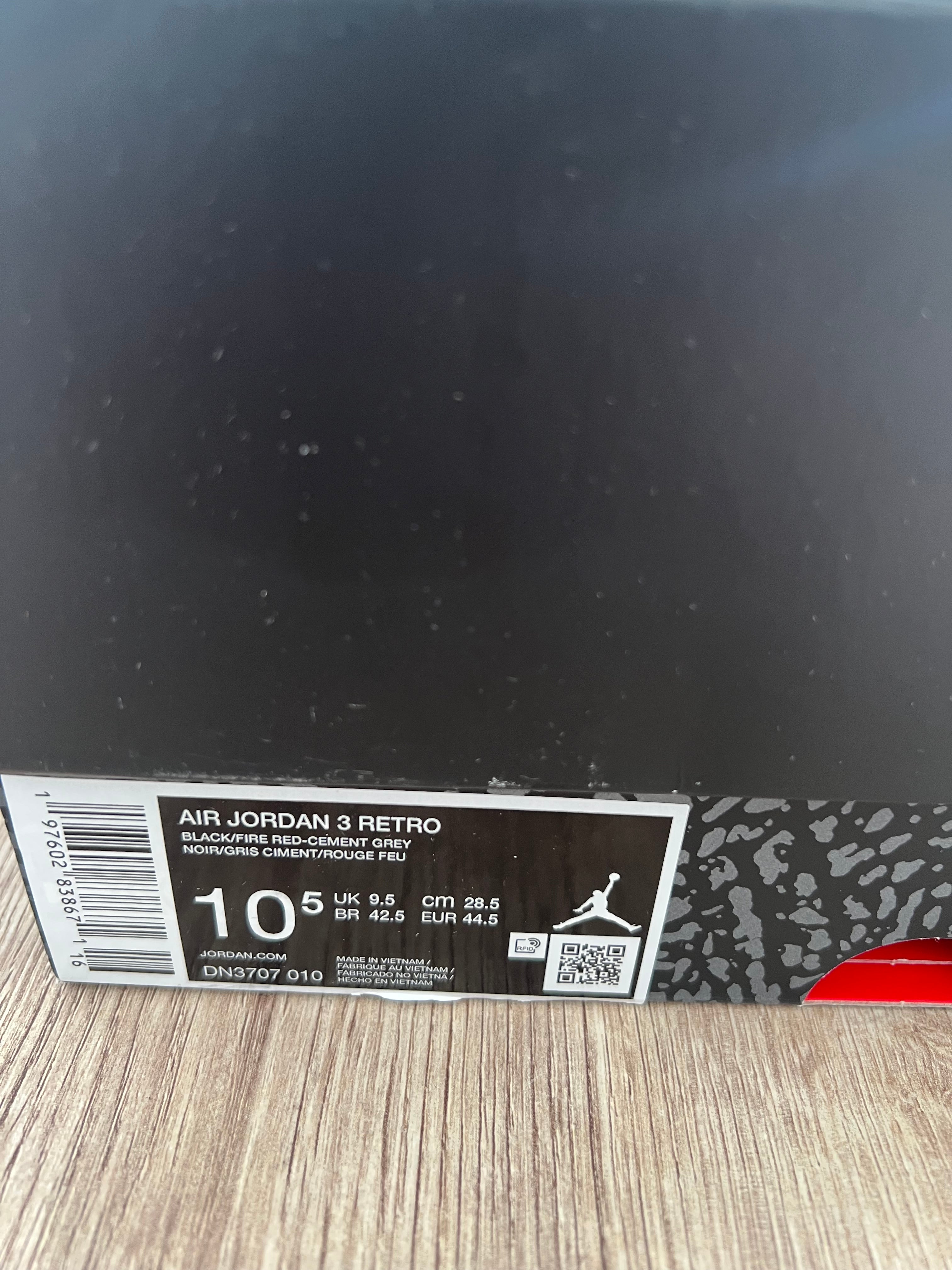 Jordan 3 Retro OG Black Cement (2024)