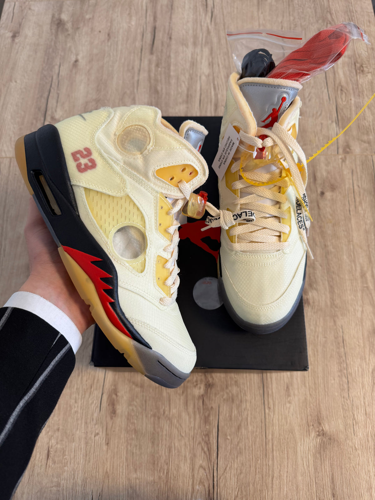 Jordan 5 Retro Off-White Sail