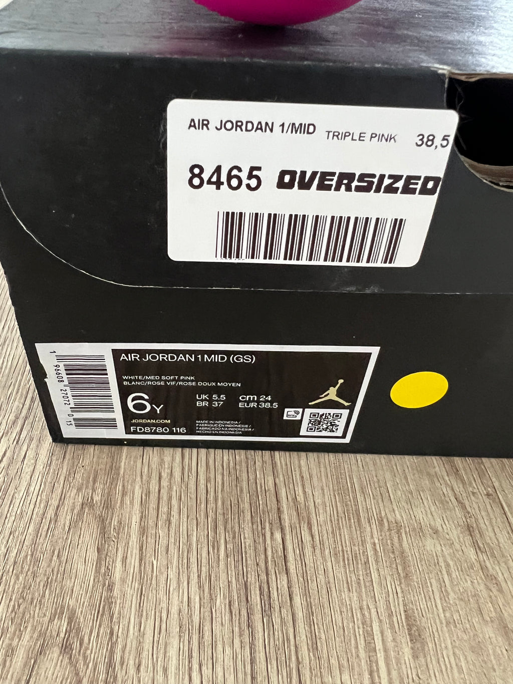 Air Jordan 1 Mid Fierce Pink [BARBIE]
