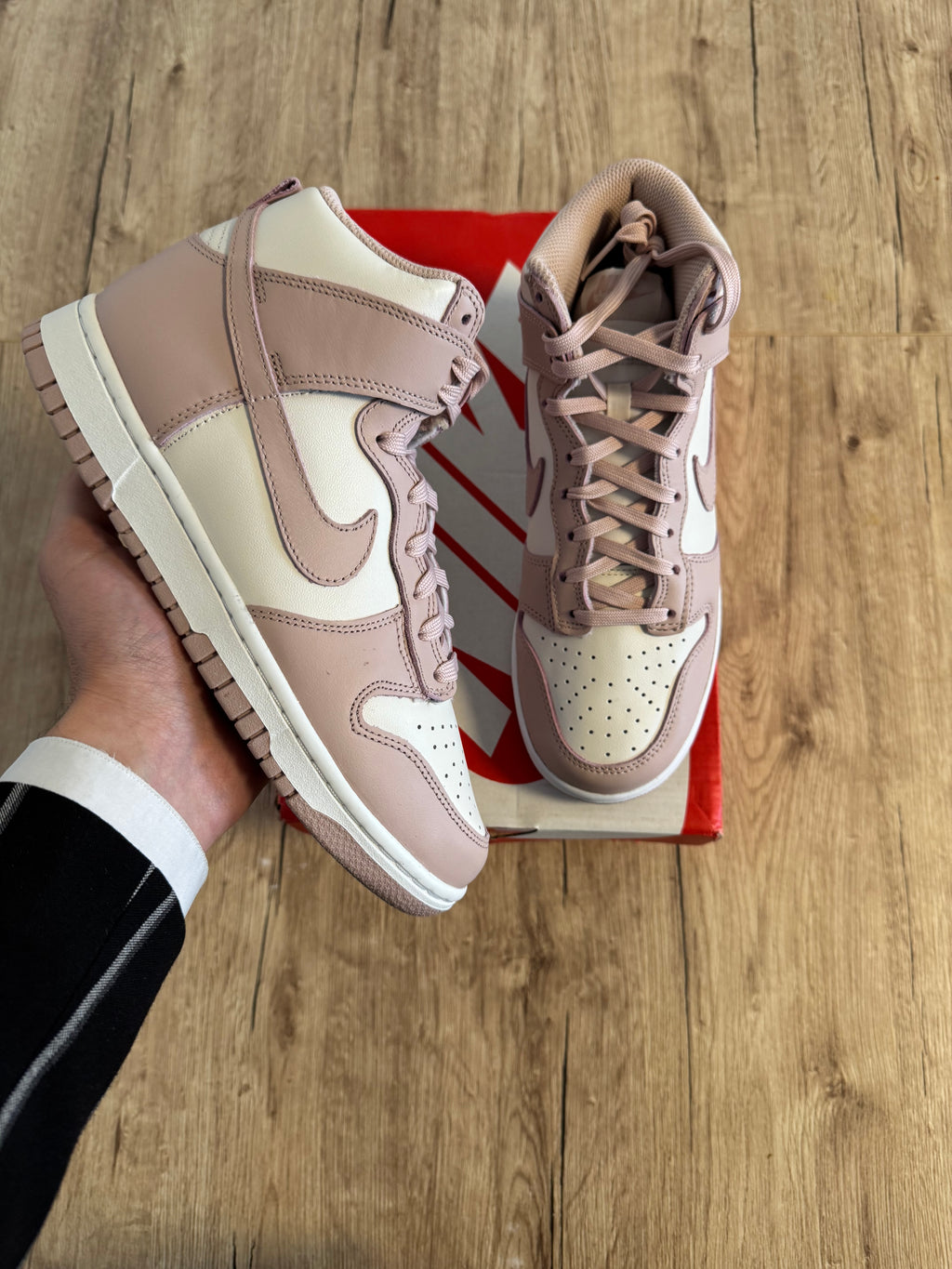 Nike Dunk High Pink Oxford (W)