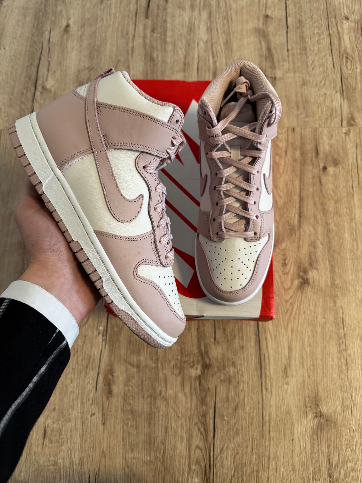 Nike Dunk High Pink Oxford (W)