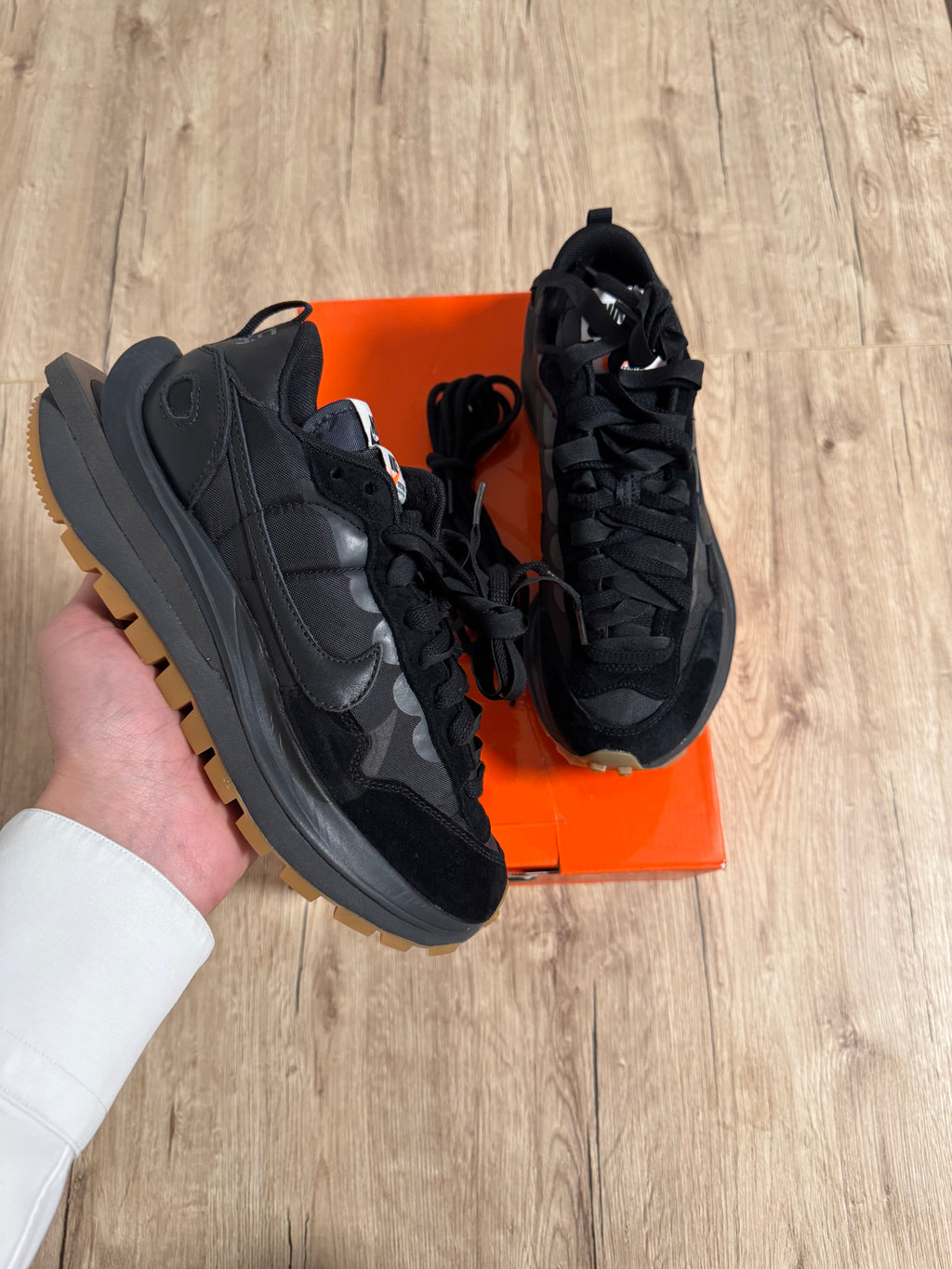 Nike Vaporwaffle sacai Black Gum