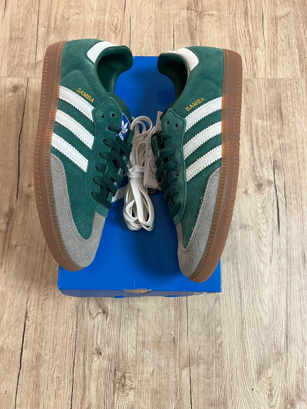 adidas Samba OG Collegiate Green Gum Grey Toe