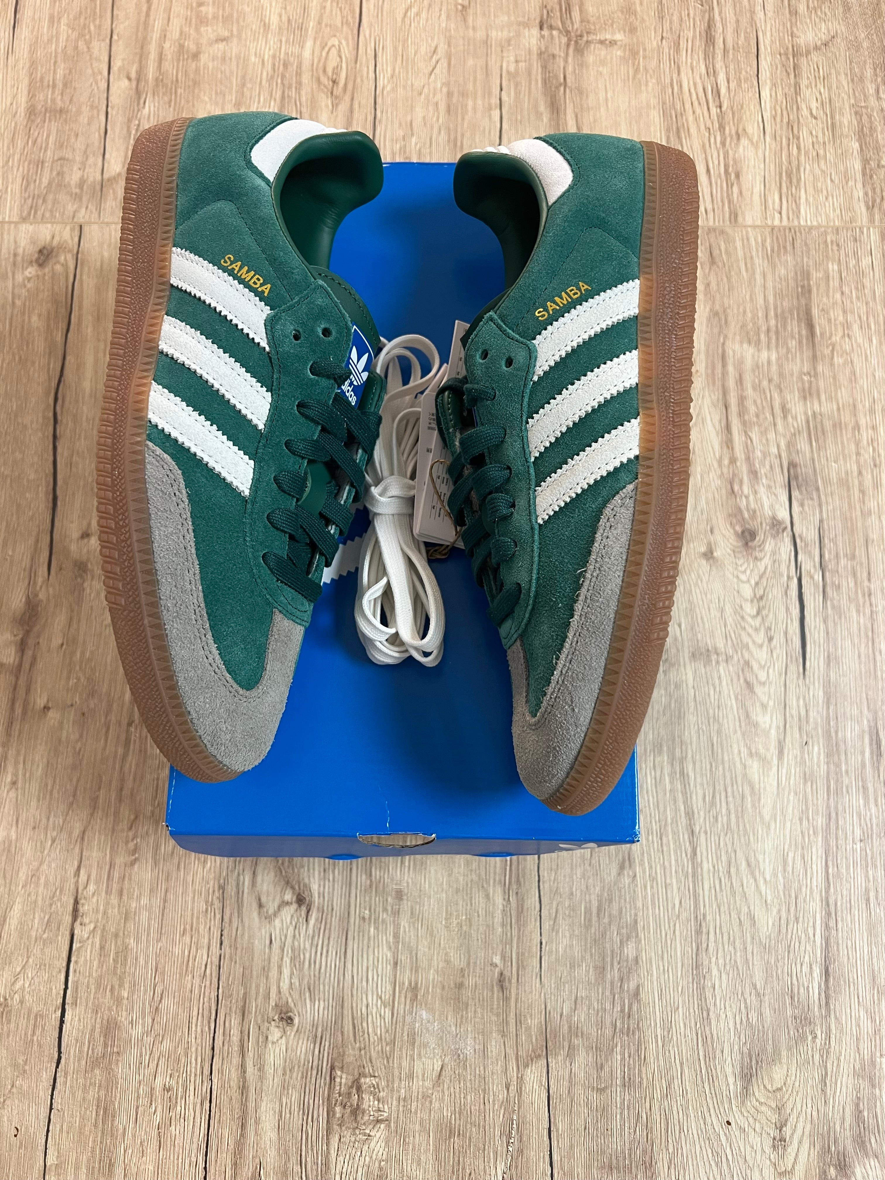 adidas Samba OG Collegiate Green Gum Grey Toe