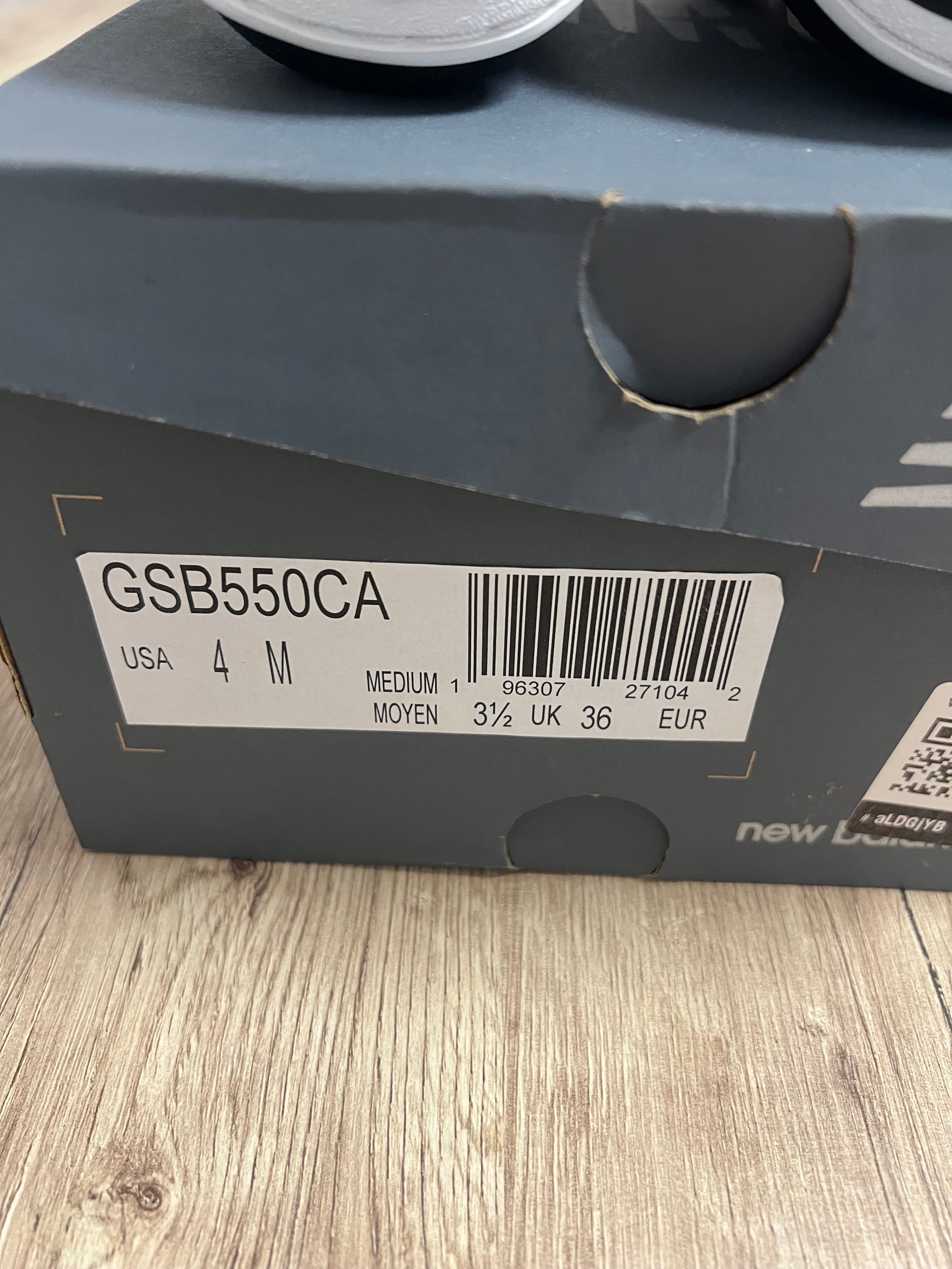 New Balance 550 White Black