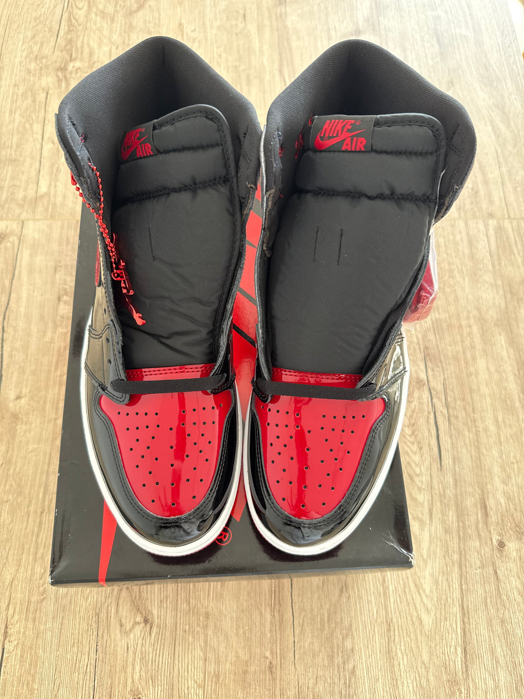Air Jordan 1 Retro High OG Bred Patent