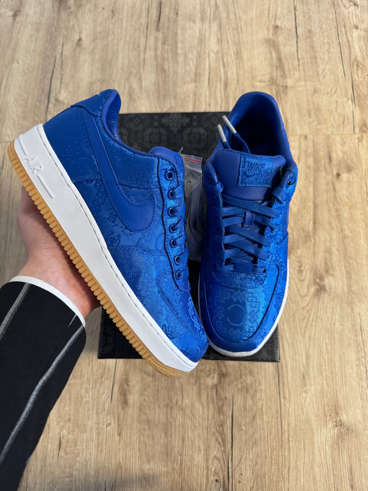 Air Force 1 Low Clot Blue Silk