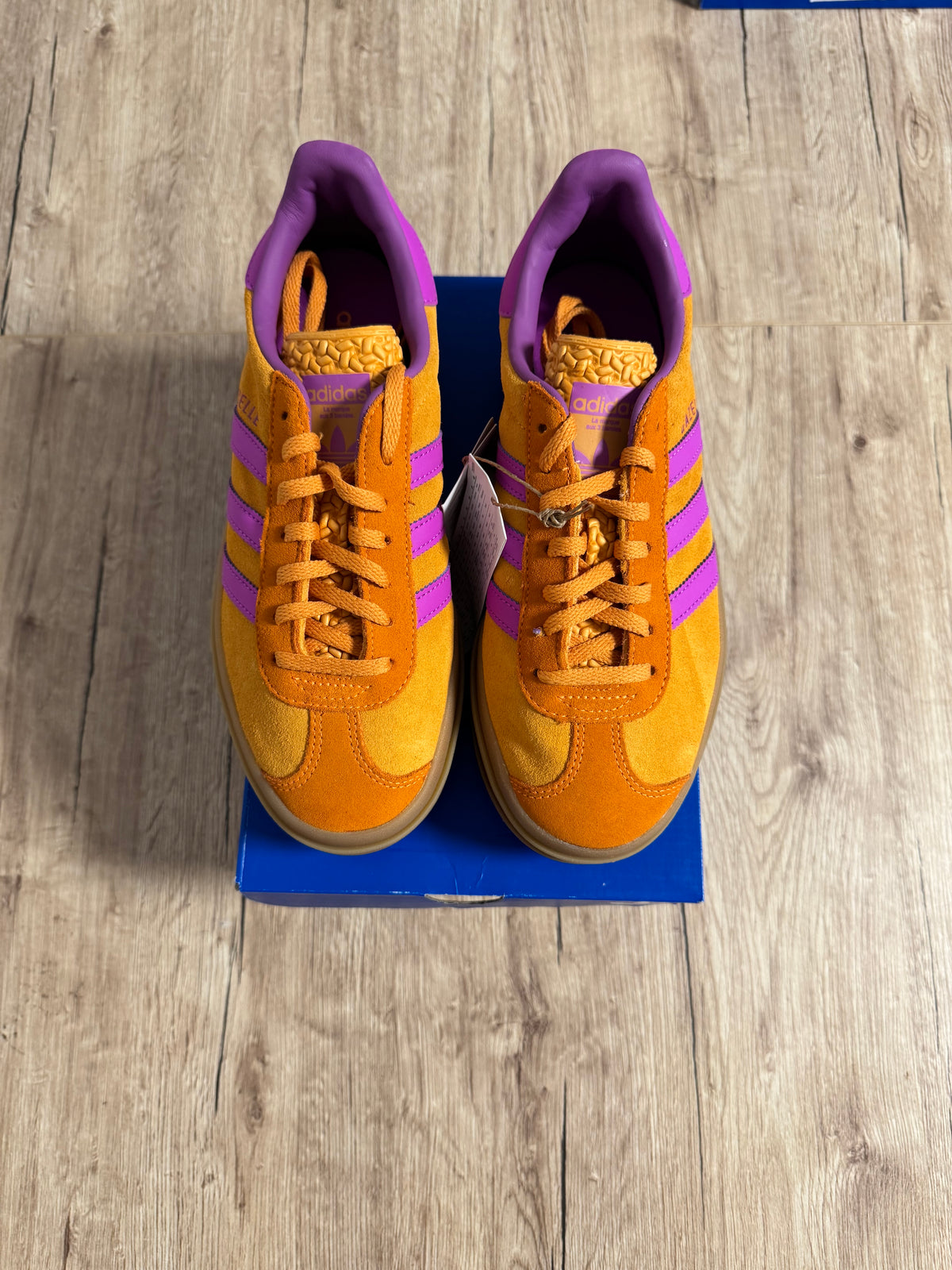 Adidas gazelle bold flash orange