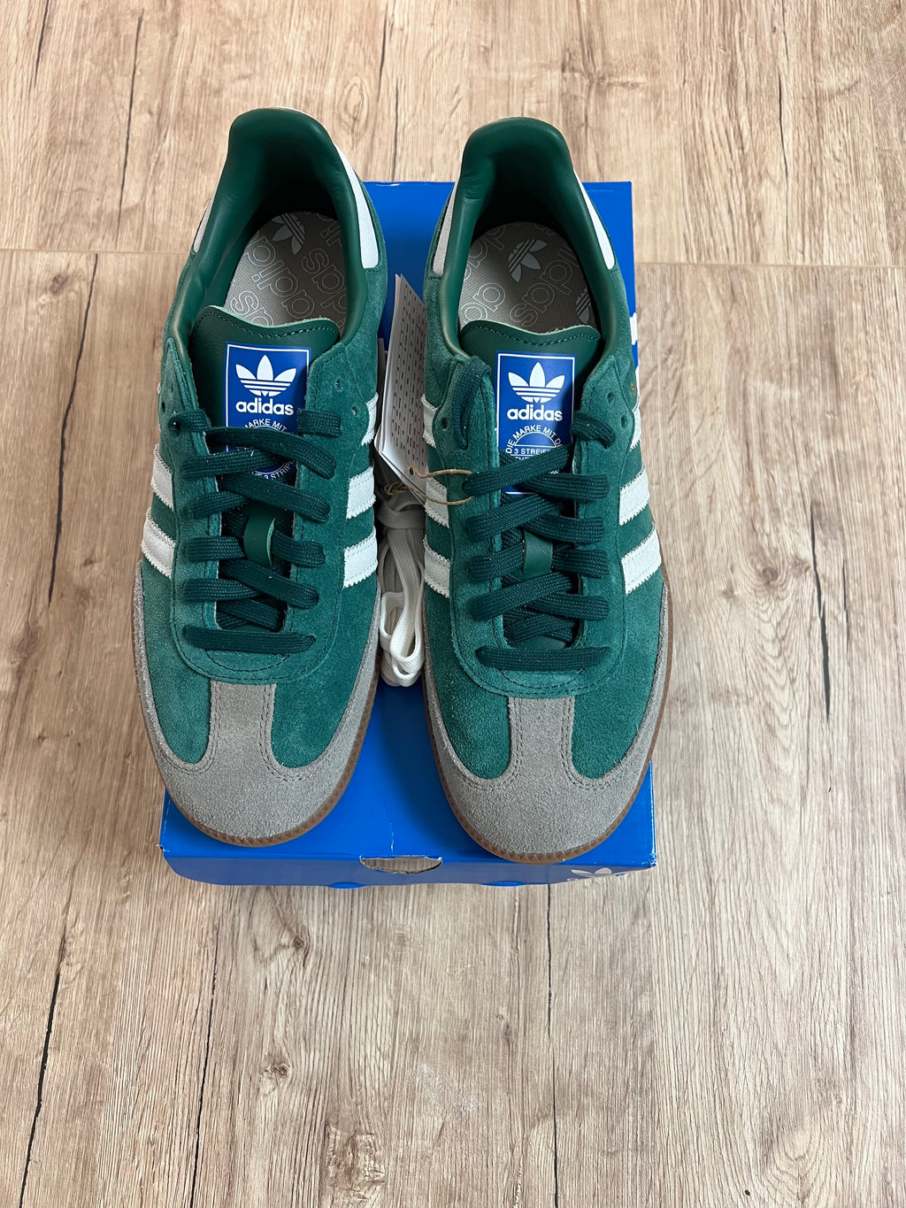 adidas Samba OG Collegiate Green Gum Grey Toe