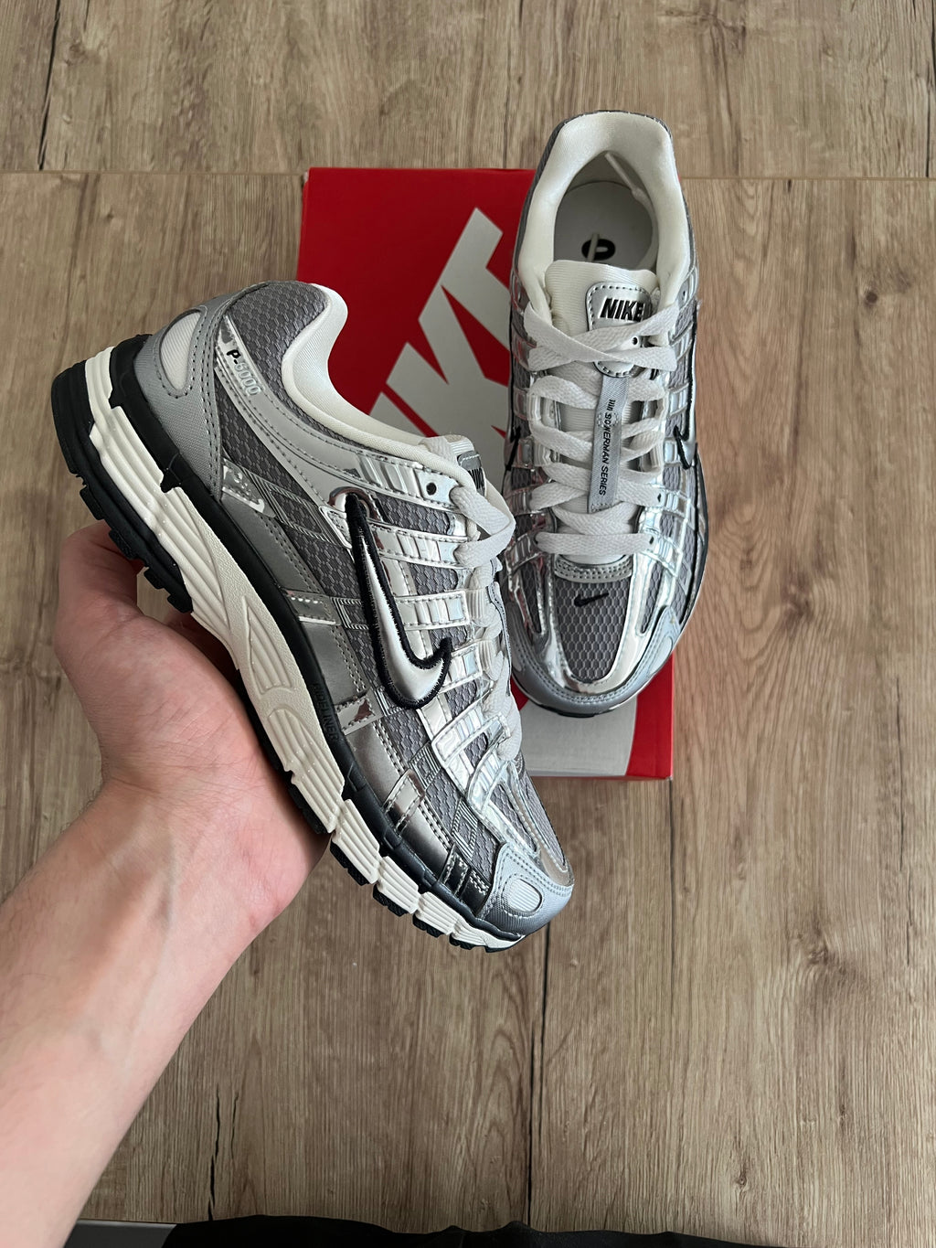 Nike P6000 Silver Metalic
