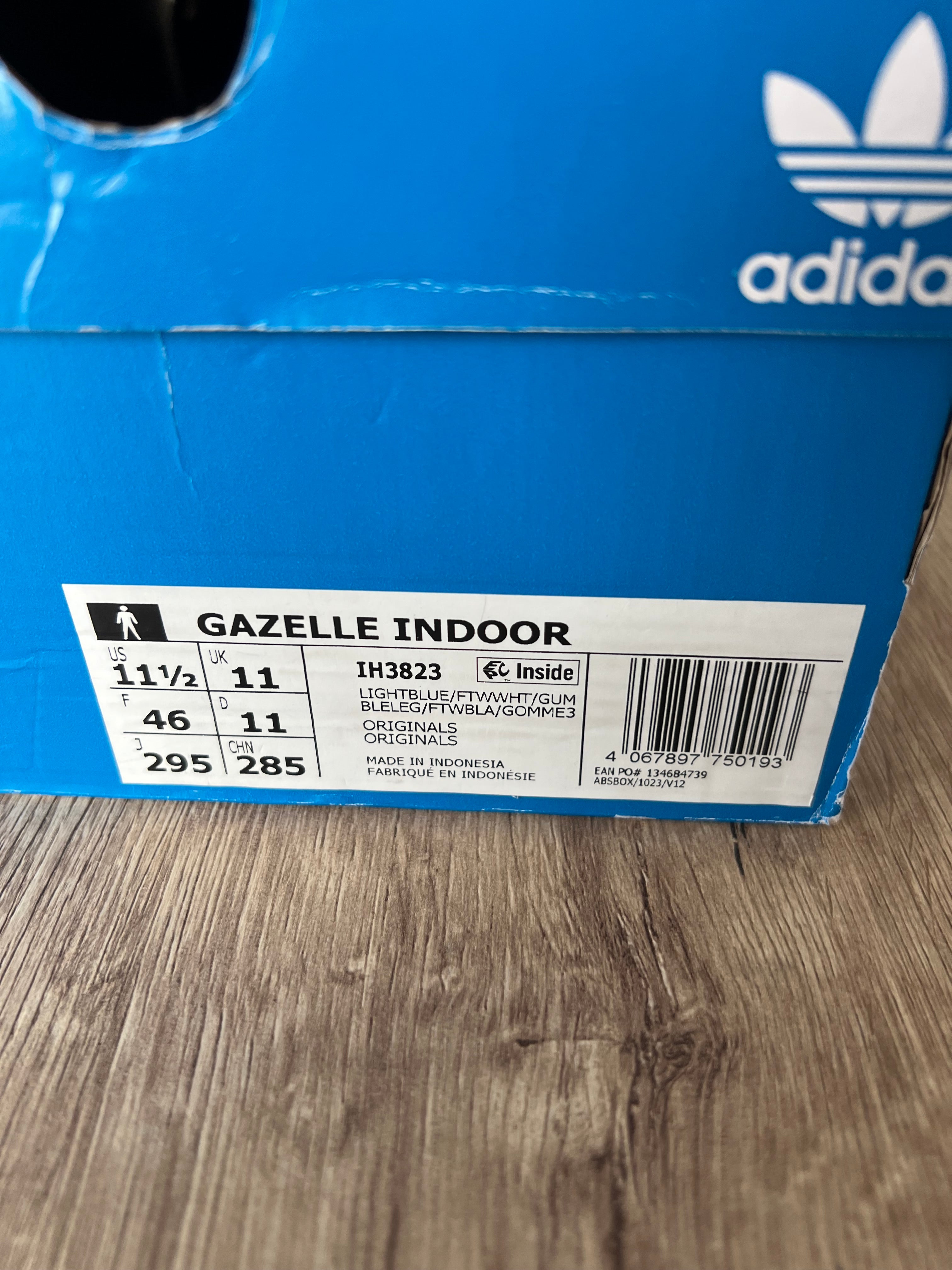 adidas Gazelle Indoor Blue White