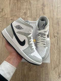 Air Jordan 1 Mid Light Smoke Grey Black