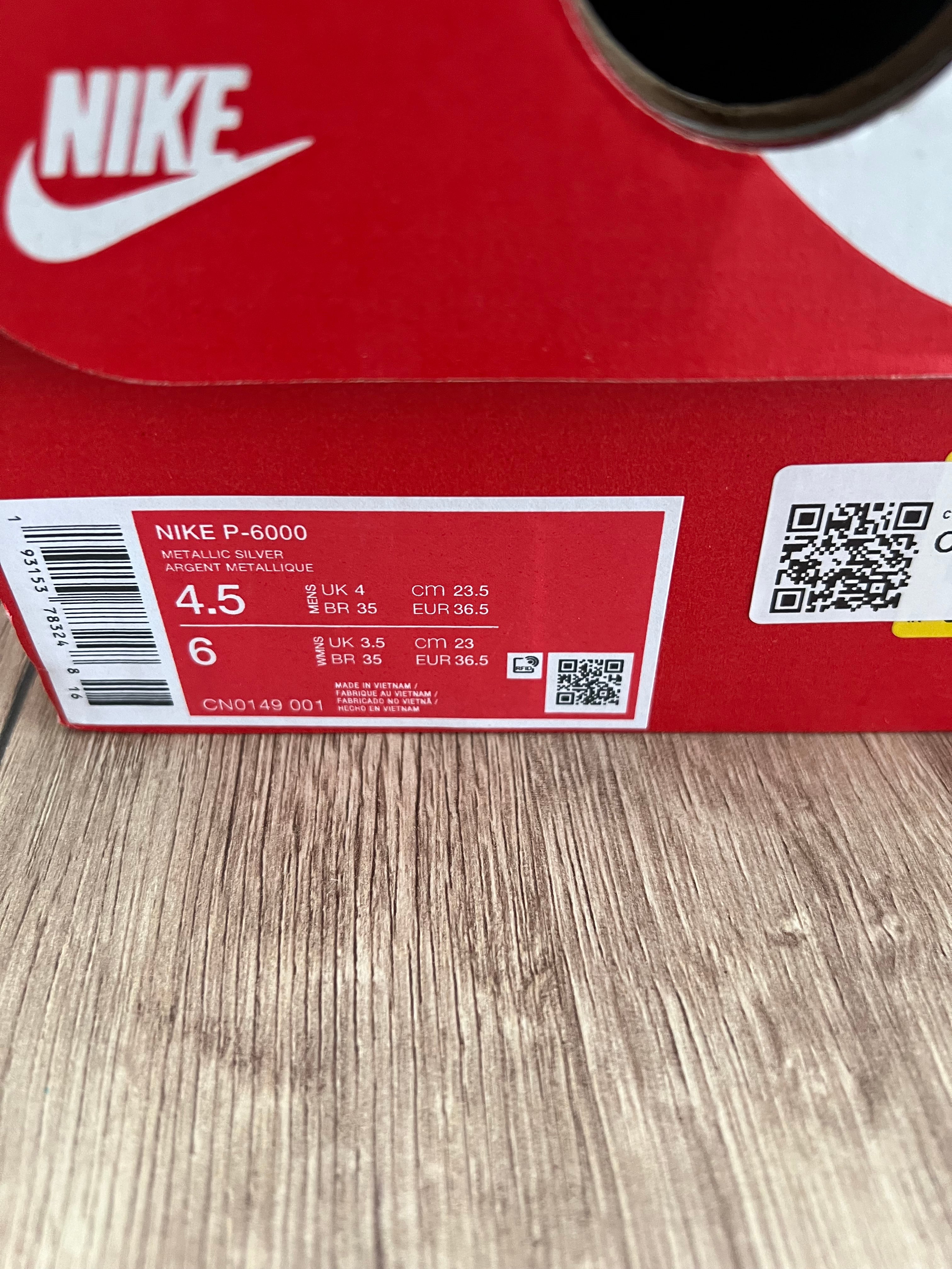 Nike P6000 Silver Metalic